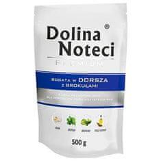 DOLINA NOTECI POPOLNA HRANA ZA ODRASLE PSE Z TRSKO IN BROKOLI 500 g