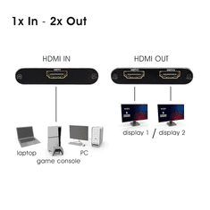 MaxTrack Dvosmerno 8K HDMI stikalo CS39