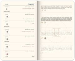 NOTIQUE Tedenski lunarni dnevnik 2025, 13 x 21 cm