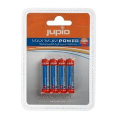 Jupio AAA 1000 mAh baterije (mikrocelice) 4 kosi, ki jih je mogoče ponovno napolniti