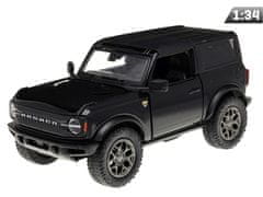 Carmotion Model 1:34, 2022 Ford Bronco Hard Top, črn (A11768CZ)