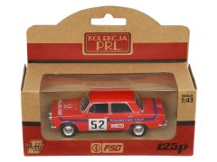 Carmotion Model 1:43, Fiat 125p Rally, rdeč (A22065C)