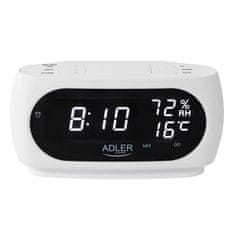 shumee Adler AD 1186W digitalna budilka higrometer ura