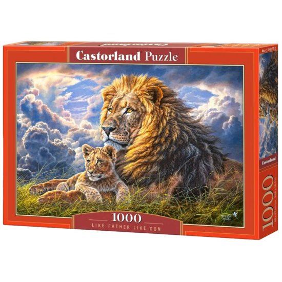 shumee Puzzle sestavljanka 1000 elementov Kot oče kot sin 68 x 47 cm CASTORLAND