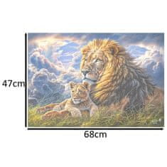 WOWO Puzzle 1000 kosov Kakršen oče, tak sin 68 x 47 cm CASTORLAND