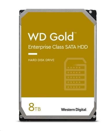 WD GOLD 8005FRYZ 8TB SATA/ 6Gb/s 256 MB predpomnilnika