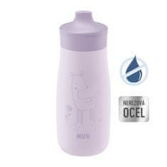 NUK Mini-Me Sip steklenička iz nerjavečega jekla - vijolična 300ml, 9m+