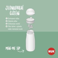 NUK Mini-Me Sip steklenička - roza 300ml, 9m+