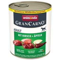 Animonda Hrana v konzervi Gran Carno Adult z jelenjadjo in jabolki 800g