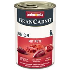 Animonda Konzerva Gran Carno Junior s puranom 400g