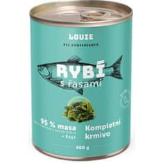 Ribe v pločevinkah LOUIE z algami 400g