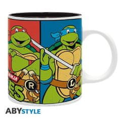 AbyStyle Ninja želve (TNMT) Keramični vrč 320 ml - Leonardo, Raphael, Donatello in Michelangelo