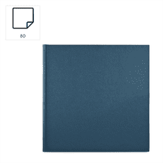 Hama album classic WRINKLED 30x30 cm, 80 strani, moder