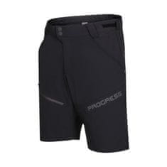 Progress Moške kratke hlače GENIUS BIKE SHORTS black - XXL