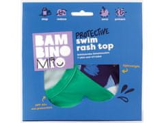 BAMBINO MIO Otroška majica za vodo z rokavi, UPF 40+, Ocean, 7-9 kg -6-12 m