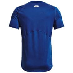 Under Armour Majice obutev za trening mornarsko modra XXL Heatgear Armour Fitted Short Sleeve