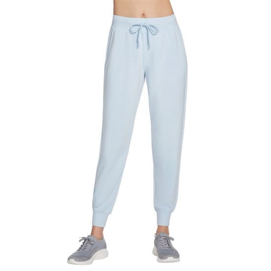 Skechers Hlače svetlo modra Skechluxe Restful Jogger