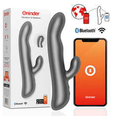 Oninder VIBRATOR RABBIT Oninder Oslo Vib. & Rotation Black App