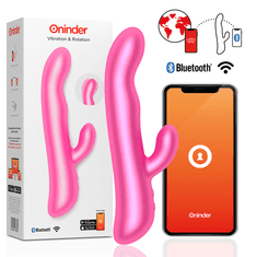 Oninder VIBRATOR RABBIT Oninder Oslo Vib. & Rotation Pink App