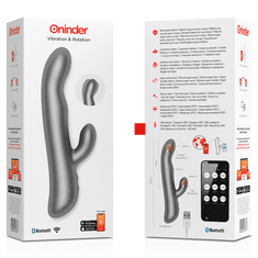 Oninder VIBRATOR RABBIT Oninder Oslo Vib. & Rotation Black App