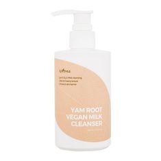 Isntree Yam Root Vegan Milk Cleanser 220 ml nežen losjon za čiščenje kože in odstranjevanje ličil za ženske