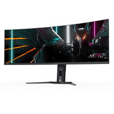 Gigabyte Aorus CO49DQ monitor, ukrivljen, 5120 x 1440, 0.03ms, 144Hz (AORUS CO49DQ)