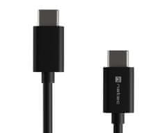 Natec Prati kabel USB-C, 100 W, 200 cm, univerzalni, črn