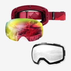 Outdoor master Smučarska Očala Pro Snow + prozorna leča, Red frame with Red lens