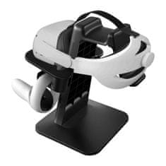 MojPlanet Posodobljeno stojalo za VR S2-1 Kiwi Design za Meta Quest 2 Black