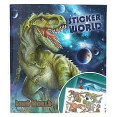 Dino World Sticker World - , Kreativní sešit se samolepkami