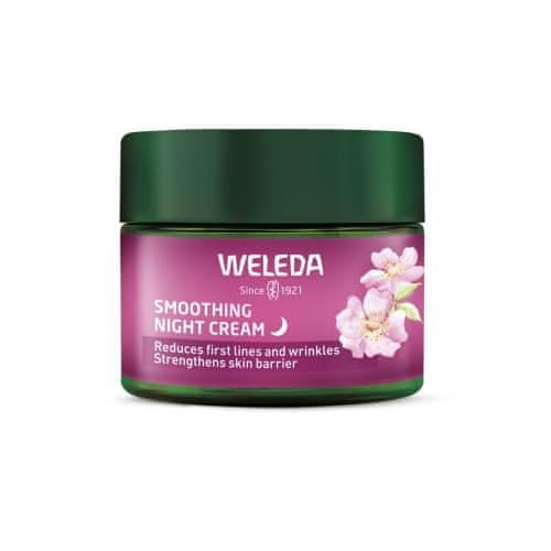 Weleda Wild Rose & White Tea Smoothing Night Cream nočna krema za glajenje in osvetlitev kože za ženske