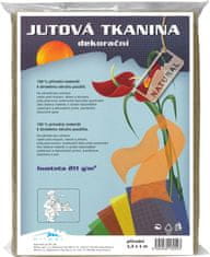 Tkanina iz jute - 1,3 x 1 m naravna