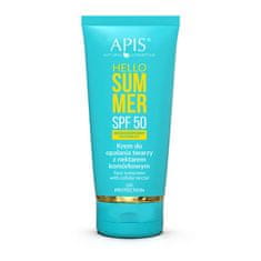 APIS Apis hello summer spf 50, krema za sončenje za obraz s celičnim nektarjem 50 ml