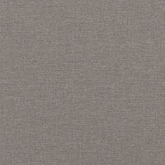 Vidaxl Klop z blazinami taupe 113x64,5x75,5 cm blago