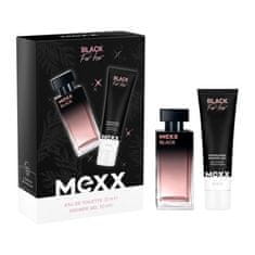 Mexx Black Set toaletna voda 30 ml + gel za prhanje 50 ml za ženske