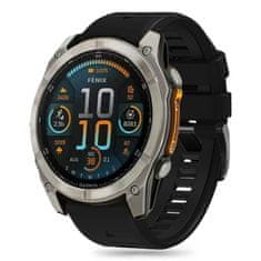 Tech-protect Silicone Line pašček za Garmin Fenix 5x / 5x Plus / 6x / 6x Pro / 7x / 8 51mm, black