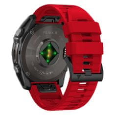 Tech-protect Silicone Line pašček za Garmin Fenix 5x / 5x Plus / 6x / 6x Pro / 7x / 8 51mm, red