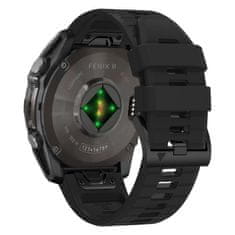 Tech-protect Silicone Line pašček za Garmin Fenix 5x / 5x Plus / 6x / 6x Pro / 7x / 8 51mm, black