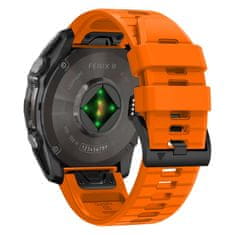 Tech-protect Silicone Line pašček za Garmin Fenix 5x / 5x Plus / 6x / 6x Pro / 7x / 8 51mm, orange