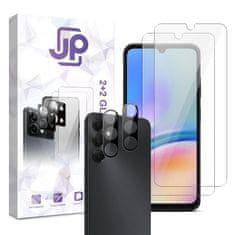 JP JP Combo pack, Komplet 2 kaljenih stekel in 2 stekel za kamero, Samsung Galaxy A05s