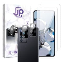 JP JP Combo pack, Komplet 2 kaljenih stekel in 2 stekel za kamero, Xiaomi 12T