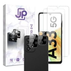 JP JP Combo pack, Komplet 2 kaljenih stekel in 2 stekel za kamero, Samsung Galaxy A33