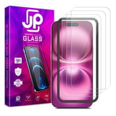 JP JP Long Pack Kaljeno steklo, 3 stekla za telefon z aplikatorjem, iPhone 16