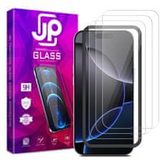 JP JP Long Pack Kaljeno steklo, 3 stekla za telefon z aplikatorjem, iPhone 16 Pro Max