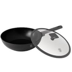 Berlingerhaus Ponev WOK s titanovo površino in pokrovom 28 cm antracitna kolekcija BH-8124