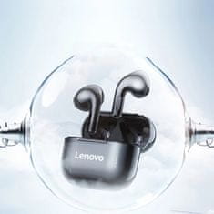 Lenovo Lenovo Thinkplus LivePods LP40 Brezžične slušalke za ušesa črne barve