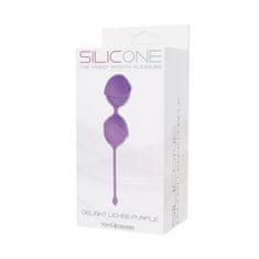 Ero Kulki-PALLINE DELIGHT PUSSY LICHEE SILICONE PURPLE