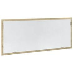 Vidaxl LED kopalniško ogledalo sonoma hrast 100x8,5x37 cm inž. les