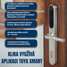 BOT Smart ročaj srebrn 90 mm Tuya