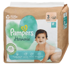 Pampers Harmonie plenice, velikost 3, 6–10 kg, 28 kosov